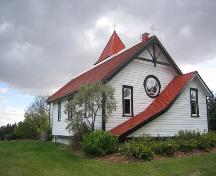 View of Holy Trinity Anglican Church, Red Deer County (October 3, 2007); Red Deer County