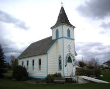 View of Markerville Lutheran Church, Red Deer County (October 2, 2007); Red Deer County