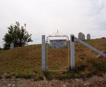 View of main gate. Photo taken July 2004.; Heritage Foundation of Newfoundland and Labrador, 2005