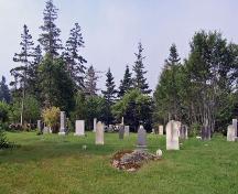 Goat Island Baptist Church cemetery, Upper Clements, Nova Scotia, 2009.
; Heritage Division, NS Dept. of Tourism, Culture and Heritage, 2009