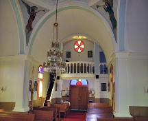 Interior view of the Ukrainian Catholic Church of the Immaculate Conception, Winnipegosis, 2006; Historic Resources Branch, Manitoba Culture, Heritage and Tourism, 2006