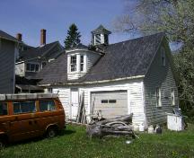 This photograph shows the "penny school" attached to the rear of the Seaside Inn, 2008; Town of St. Andrews