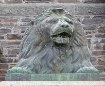 Dingle Tower, Halifax, bronze lion detail, 2004; Halifax Regional Municipality, 2004