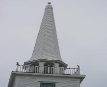 Steeple, Westport United Baptist Church, Westport, 2004.; Heritage Division, Nova Scotia Department of Tourism, Culture and Heritage, 2004