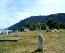 Looking east at St. Thomas of Villa Nova Cemetery,Photo taken August 2006; Kim Barnes, Town of Conception Bay South, 2007