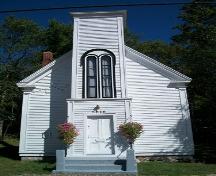 Milford United Baptist Church, Milford, NS, front elevation, 2009.; Heritage Division, NS Dept. of Tourism, Culture and Heritage, 2009