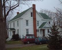 side elevation, Wickwire House, Wolfville, NS, 2006; Heritage Division, NS Dept. of Tourism, Culture and Heritage, 2006