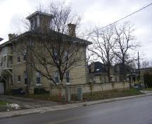 Of note is the proximity of the McClary House to the McClary Cottages.; Emily Elliot, 2008.