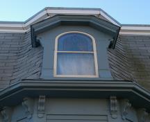 This image shows the details of the dormer; City of Saint John, 2007
