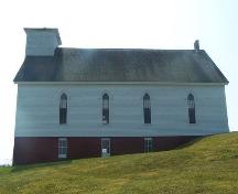 West elevation, Isaac's Harbour Baptist Church, Isaac's Harbour, NS; Heritage Division, NS Dept. of Tourism, Culture and Heritage, 2009