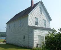 Rear elevation, Stormont Masonic Lodge, Isaac's Harbour, NS; Heritage Division, NS Dept. of Tourism, Culture and Heritage, 2009
