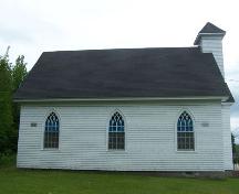 East elevation, Stormont Union Church, Stormont, NS; Heritage Division, NS Dept. of Tourism, Culture and Heritage, 2009
