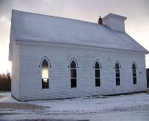 East facade, Kirk Memorial United Church, Aspen, N.S.; Heritage Division, NS Dept. of Tourism, Culture and Heritage, 2009