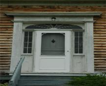 Central Door with Columns, Entablatures and Fanlight Transom, MacPhee House, Lochaber, Nova Scotia, 2009.; Heritage Division, N.S. Dept. of Tourism, Culture and Heritage, 2009.