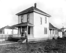 Historic view of Williamson Residence, circa 1915; Delta Museum and Archives 1970-1-416, with permission