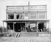 Historic image of Lanning, Fawcett & Wilson Ltd. Store; Delta Museum and Archives 1984-98-14, with permission