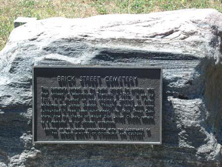 Brick Street Cemetery, 2007.