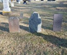 Gravestones, Tusket Cemetery, Tusket, NS, 2009.; Heritage Division, NS Dept. of Tourism, Culture & Heritage, 2009.