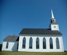 West Elevation, St. Peter's Roman Catholic Church, Tracadie, Nova Scotia, 2009.; Heritage Division, N.S. Dept. of Tourism, Culture and Heritage, 2009.