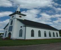 Front and Side Perspective, St. Margaret's Church, Arisaig, Nova Scotia, 2009.; Heritage Division, N.S. Dept. of Tourism, Culture and Heritage, 2009.