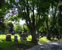 Of note are Laurel Hill Cemetery's gravestones.; Kirsten Pries, 2008.