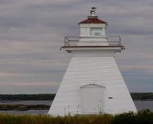 The south elevaton of the Port Medway Lighthouse, Port Medway, NS.; NS Dept. of Tourism, Culture and Heritage, 2009