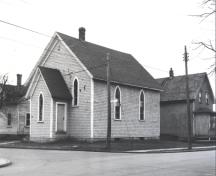 Showing former church, c 1970; MacNaught Archives Acc. 018.236