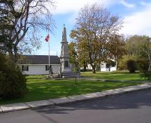 The Lockeport Cenotaph in its park setting, Town of Lockeport, NS; NS Dept. of Tourism, Culture & Heritage, 2009