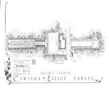 Plan of the fomer gardens and landscape features of the Cawthra-Elliot Estate.; Recreation and Parks, City of Mississauga