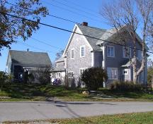 The southeast perspective of the Lewis P. Churchill House in the Town of Lockeport, NS.; NS Dept. of Tourism, Culture & Heritage, 2009