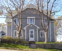 The front (east) facade of the Lewis P. Churchill House in the Town of Lockeport, NS.; NS Dept. of Tourism, Culture & Heritage, 2009