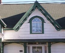 The centre front dormer on the Jonathan Locke House in the Town of Lockeport, N.S.; Heritage Division, NS Dept. of Tourism, Culture & Heritage, 2009