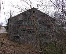 Rear Elevation, LeQuille Mill, LeQuille, 2005; Heritage Division, Nova Scotia Department of Tourism, Culture and Heritage, 2005