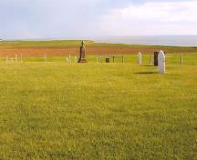 Showing overview of cemetery; PEI Genealogical Society, George Sanborn Jr., 2009