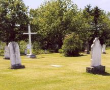 Overview of cemetery grounds; PEI Genealogical Society, George Sanborn Jr., 2009