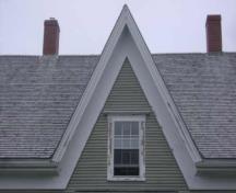 This photograph illustrates the distinguishing cross gable, 2009; Town of St. Andrews