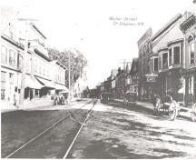 La rue Water (actuellement le boulevard Milltown); Provincial Archives of NB