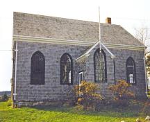Front elevation of the Old Guysborough Court House Museum, Guysborough.; Heritage Division, NS Dept. of Tourism, Culture and Heritage, 1989.