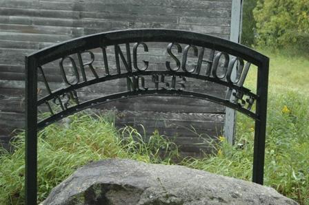 Loring School Sign