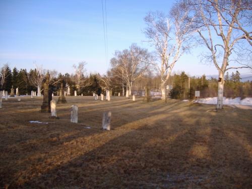 Showing overview of cemetery