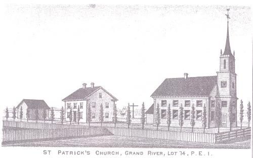 Engraving of church before W.C. Harris changes
