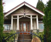 Exterior of the Alfred & Beatrice Parsons Residence; City of New Westminster, 2008