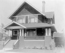 Historic view of the Robert and Mary Cheyne Residence; New Westminster Museum & Archives IHP 0056