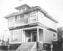 Historic view of the Arthur and Charlotte Green House; New Westminster Museum & Archives IHP 2644-286