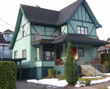 Exterior view of William Clarkson House No. 2; City of New Westminster, 2009