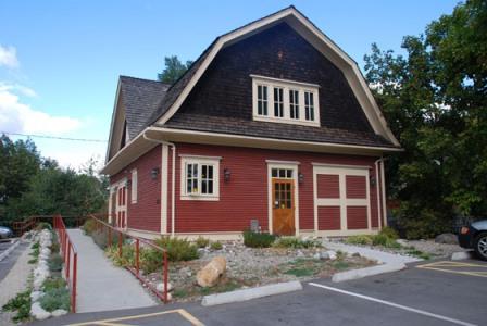 Oblique view of Carriage House, 2009