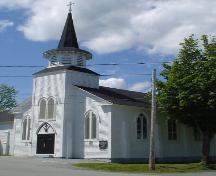 St. Norbert's Church, Old Town Lunenburg, front façade, 2004; Heritage Division, NS Dept. of Tourism, Culture and Heritage, 2004