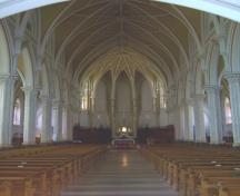 Basilique Saint Michael's, vue intérieure,  2004; City of Miramichi