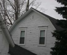 This photograph illustrates the gambrel roof, 2009; Town of St. Andrews