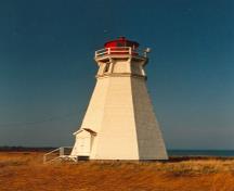 Cap Jourimain, NB, phare, construit en 1869-70, 1990.; Department of Transport/Ministère des Transports, 1990.